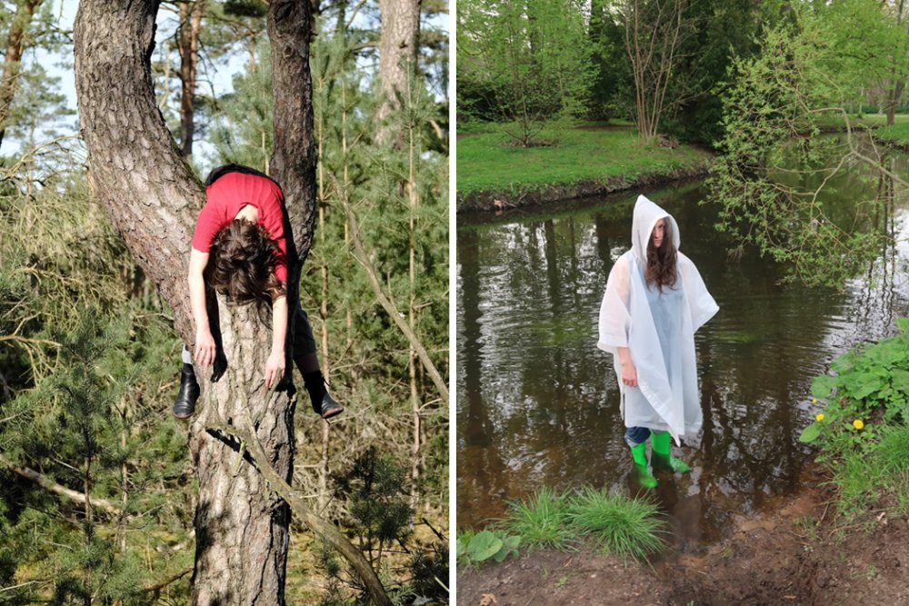 links: skin of change © Matthias Erfurt, rechts: dripping clouds © Marek Garbe